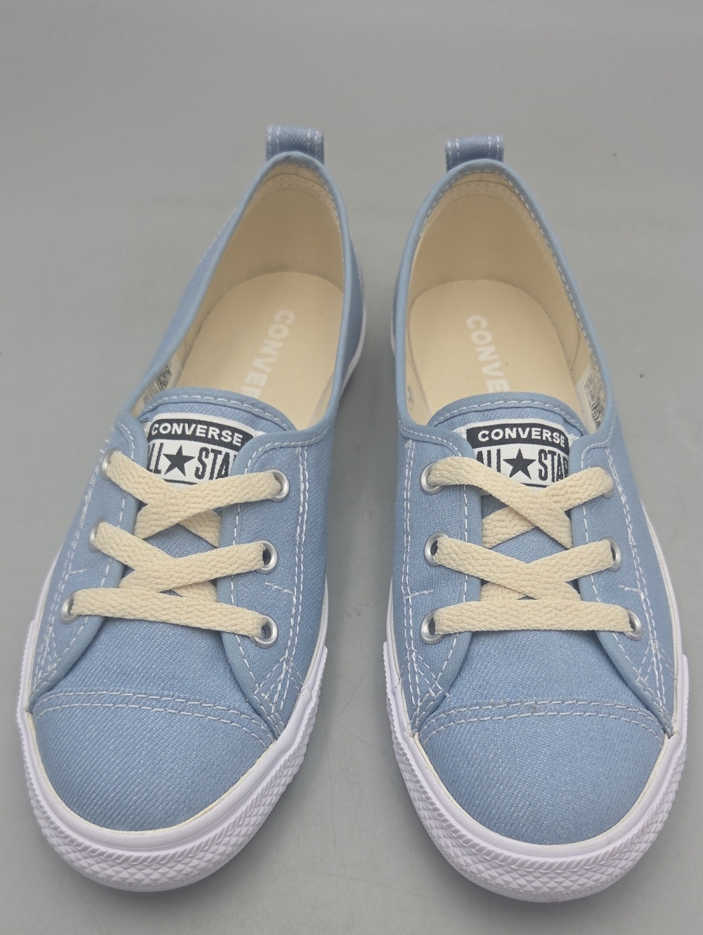 Converse Slip-On Low Top Sneakers Blue with White Ballet Style Women 7